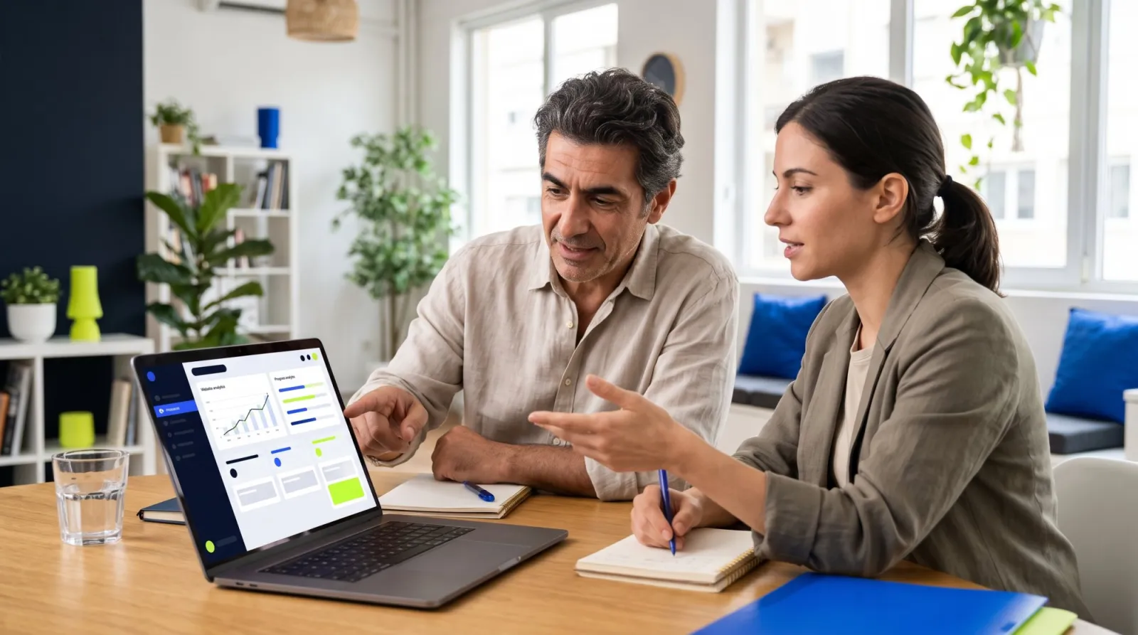 Digital Consulting session with a business owner planning digital priorities