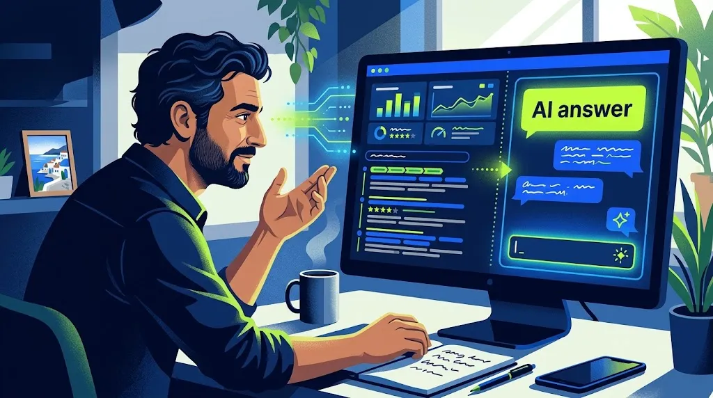 Website promotion with clear content for search results and AI answers